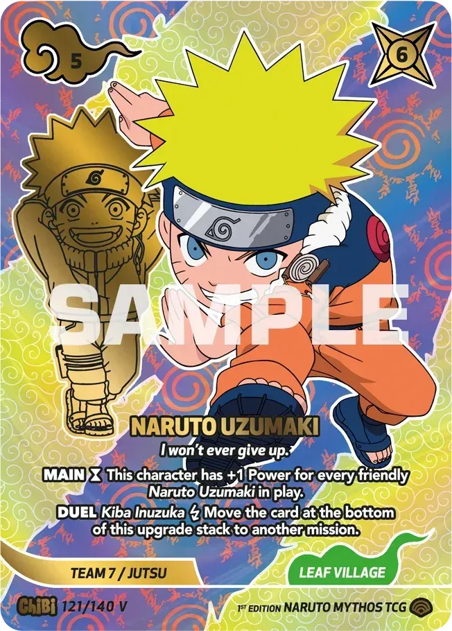 Naruto Uzumaki - "I won’t ever give up." — Shinobi Shiren — Naruto Mythos TCG