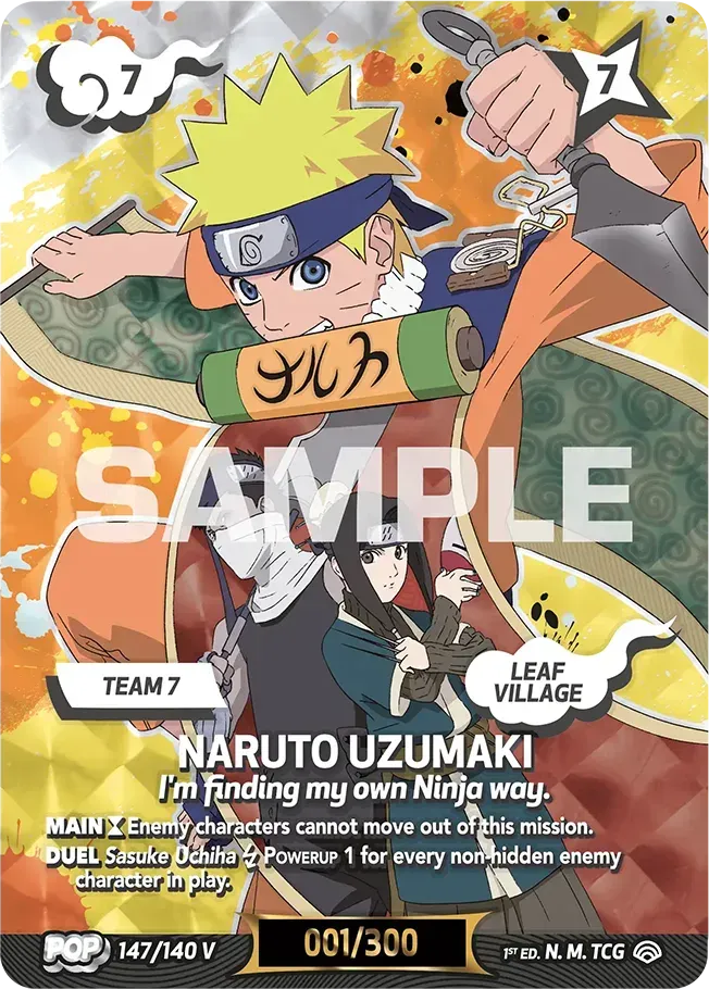 Naruto Uzumaki - "I'm finding my own Ninja way." from Shinobi Shiren - Naruto Mythos TCG