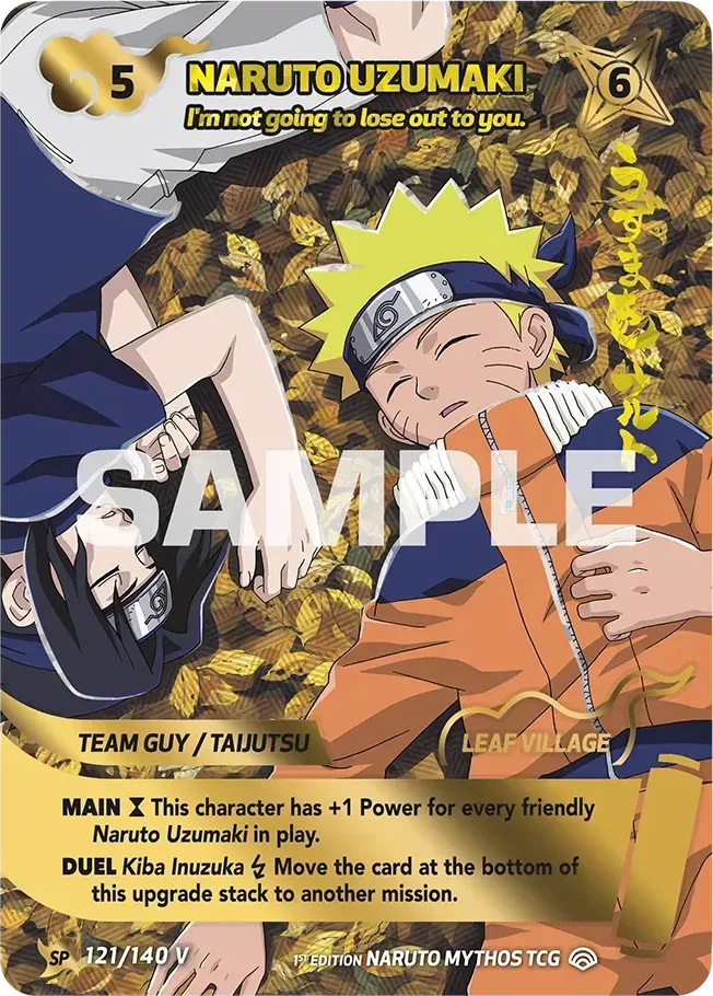 Naruto Uzumaki - "I'm not going to lose out to you" — Shinobi Shiren — Naruto Mythos TCG
