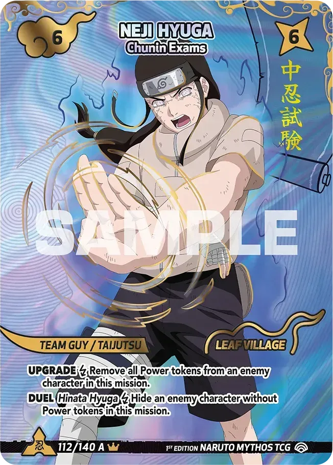 Neji Hyuga - Chunin Exams — Shinobi Shiren — Naruto Mythos TCG