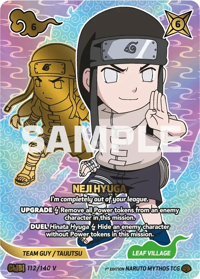 Neji Hyuga - "I'm completely out of your league." — Shinobi Shiren — Naruto Mythos TCG