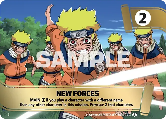 New Forces — Shinobi Shiren — Naruto Mythos TCG