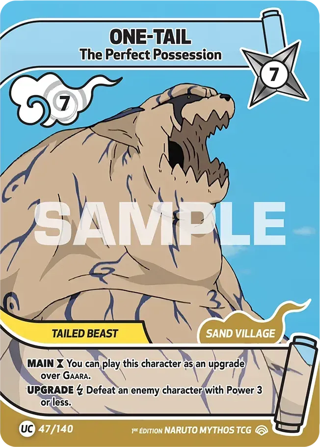 One-tail - The perfect possession — Shinobi Shiren — Naruto Mythos TCG