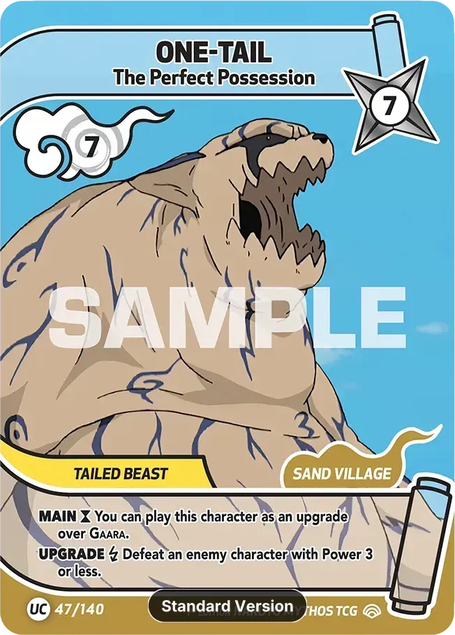 One-tail - The perfect possession — Shinobi Shiren — Naruto Mythos TCG