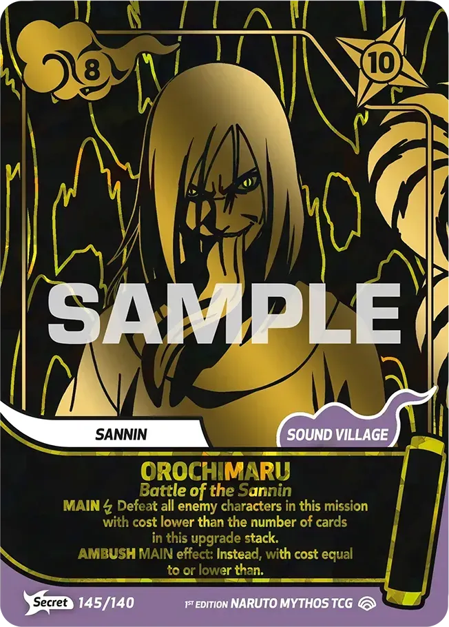 Orochimaru - Battle of the Sannin — Shinobi Shiren — Naruto Mythos TCG