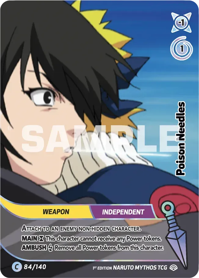 Poison Needles — Shinobi Shiren — Naruto Mythos TCG