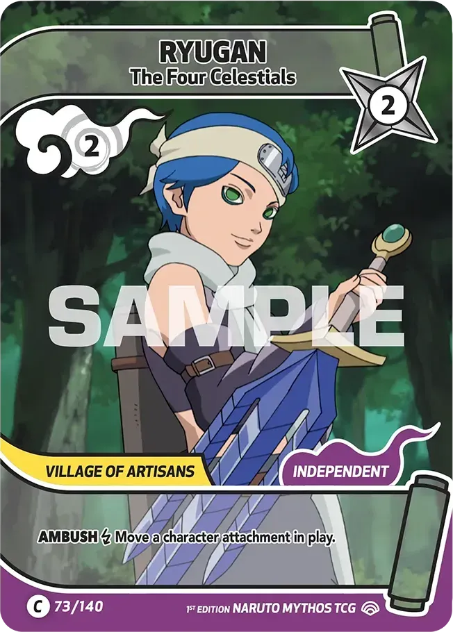 Ryugan - The Four Celestials — Shinobi Shiren — Naruto Mythos TCG