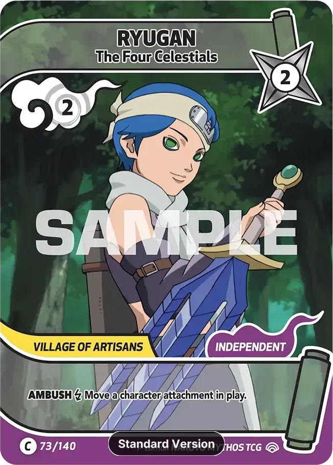 Ryugan - The Four Celestials — Shinobi Shiren — Naruto Mythos TCG