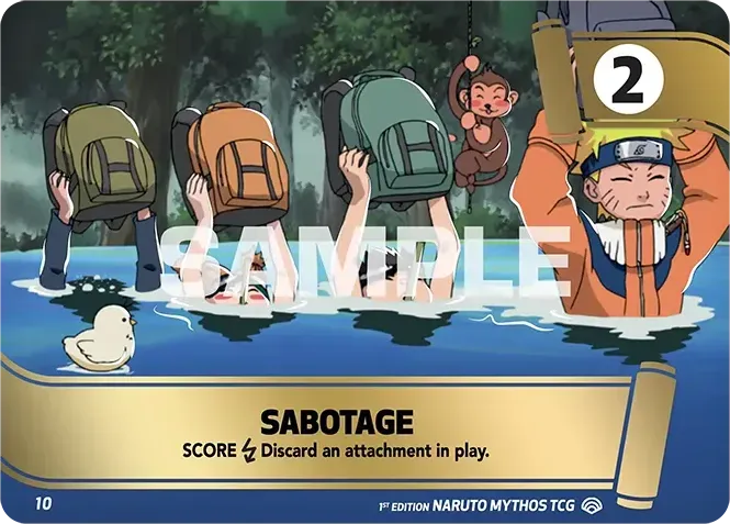 Sabotage — Shinobi Shiren — Naruto Mythos TCG