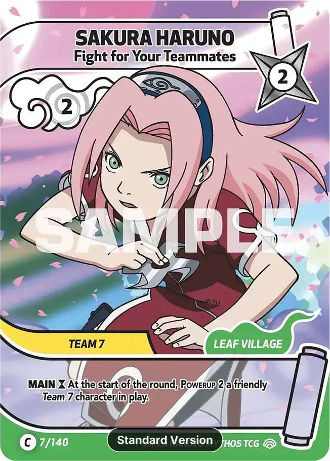 Sakura Haruno - Fight for Your Teammates — Shinobi Shiren — Naruto Mythos TCG