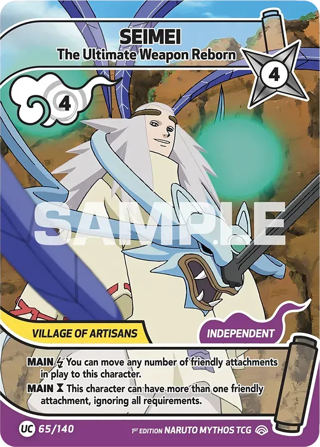 Seimei - The Ultimate Weapon Reborn — Shinobi Shiren — Naruto Mythos TCG