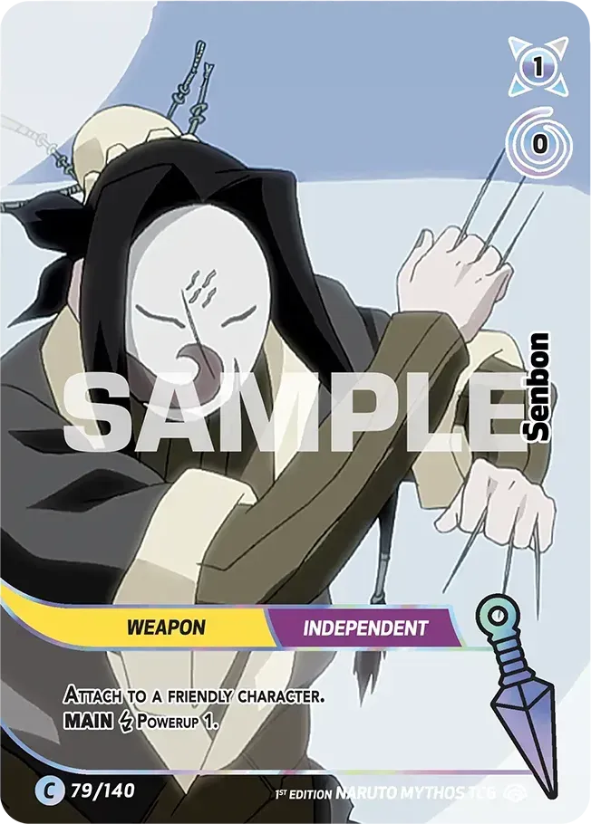 Senbon — Shinobi Shiren — Naruto Mythos TCG