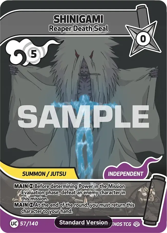 Shinigami - Reaper Death Seal — Shinobi Shiren — Naruto Mythos TCG