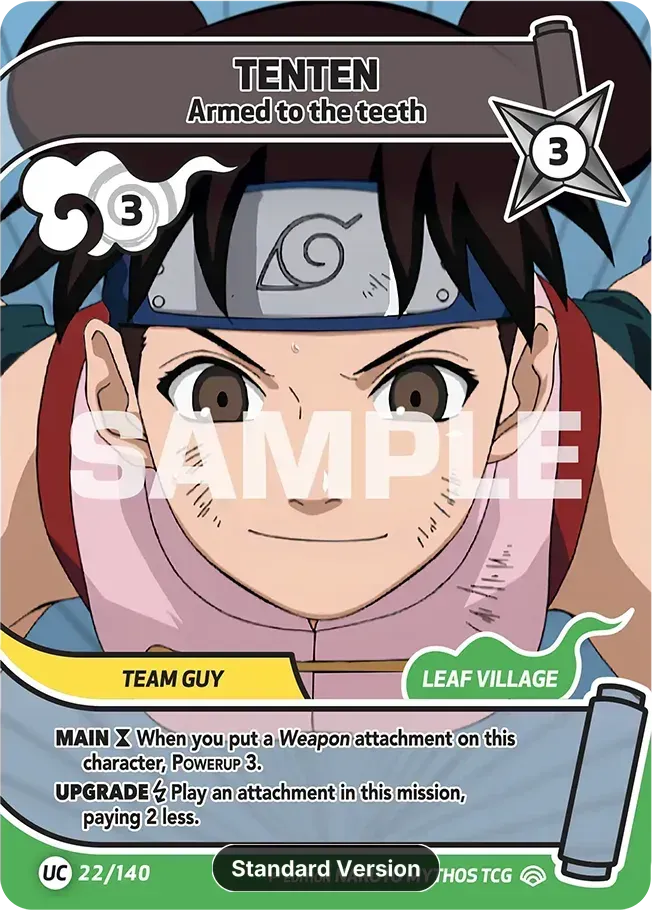 Tenten - Armed to the teeth — Shinobi Shiren — Naruto Mythos TCG
