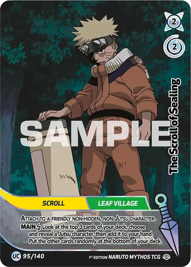 The Scroll of Sealing from Shinobi Shiren - Naruto Mythos TCG