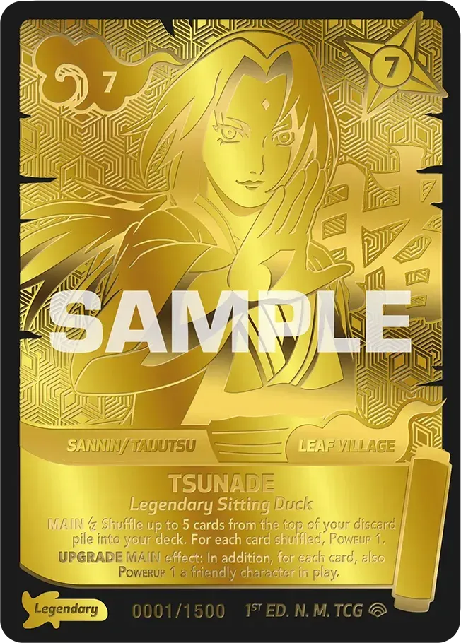Tsunade - Battle of the Sannin — Shinobi Shiren — Naruto Mythos TCG