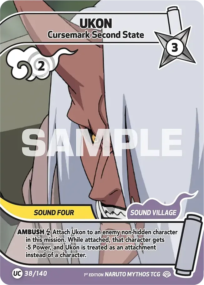 Ukon - Cursemark Second State — Shinobi Shiren — Naruto Mythos TCG