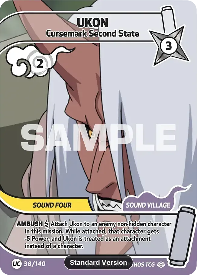 Ukon - Cursemark Second State — Shinobi Shiren — Naruto Mythos TCG