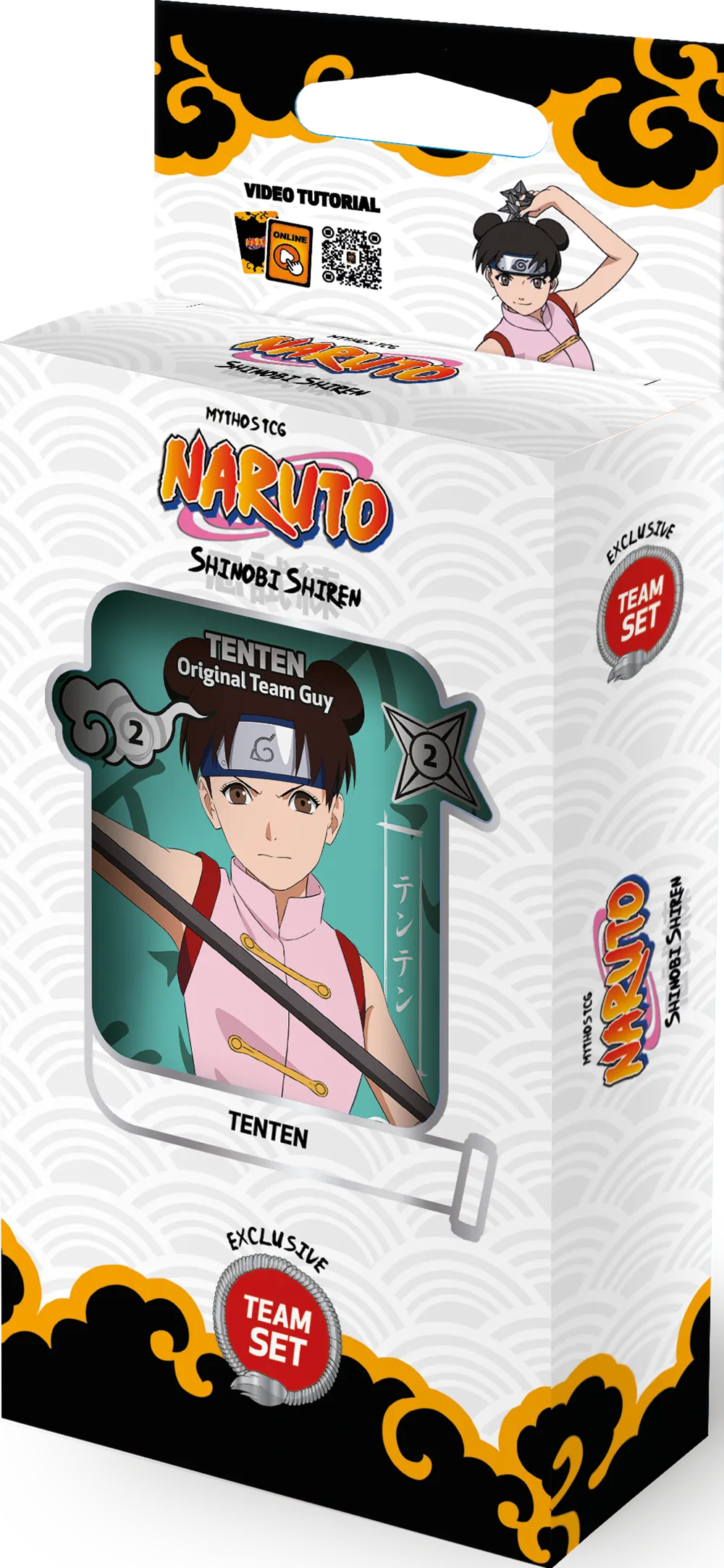 Team Set Tenten (First edition) — Shinobi Shiren — Naruto Mythos TCG