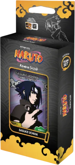 Team Set Sasuke Uchiwa (Second edition) from Konoha Shidō (2nd Edition) - Naruto Mythos TCG