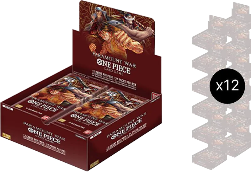 Paramount War - Booster Box Case — Paramount War — One Piece Card Game