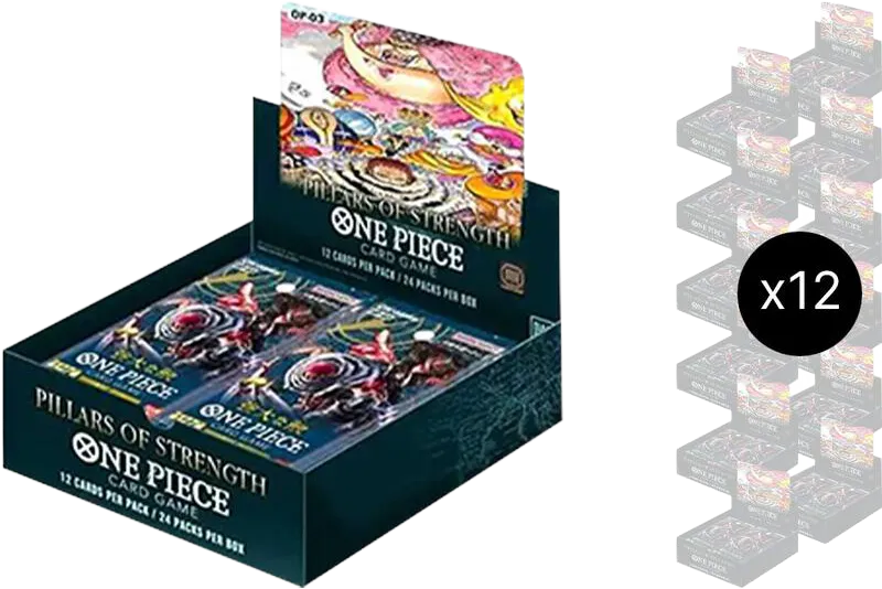 Pillars of Strength - Booster Box Case — Pillars of Strength — One Piece Card Game