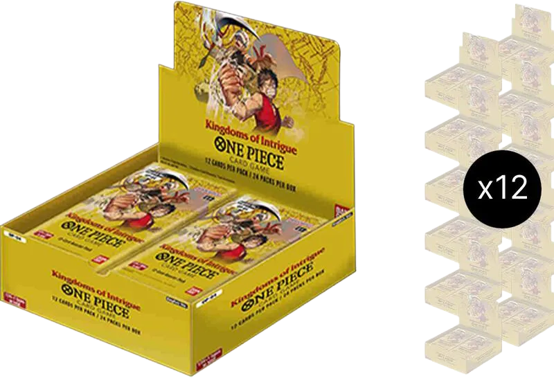 Kingdoms of Intrigue - Booster Box Case — Kingdoms of Intrigue — One Piece Card Game