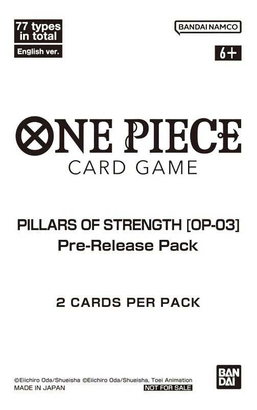 Pillars of Strength - Pre-Release Pack — Pillars of Strength — One Piece Card Game
