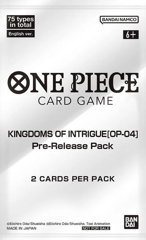Pack d'avant-première Kingdoms of Intrigue from Kingdoms of Intrigue - One Piece Card Game