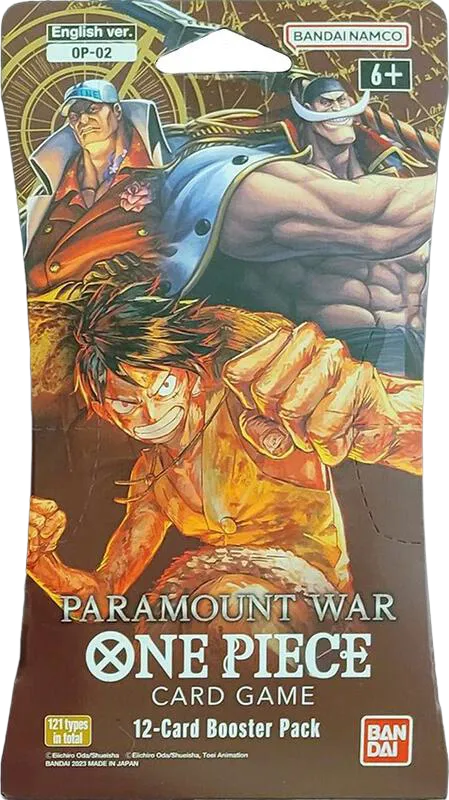 Paramount War - Sleeved Booster Pack — Paramount War — One Piece Card Game