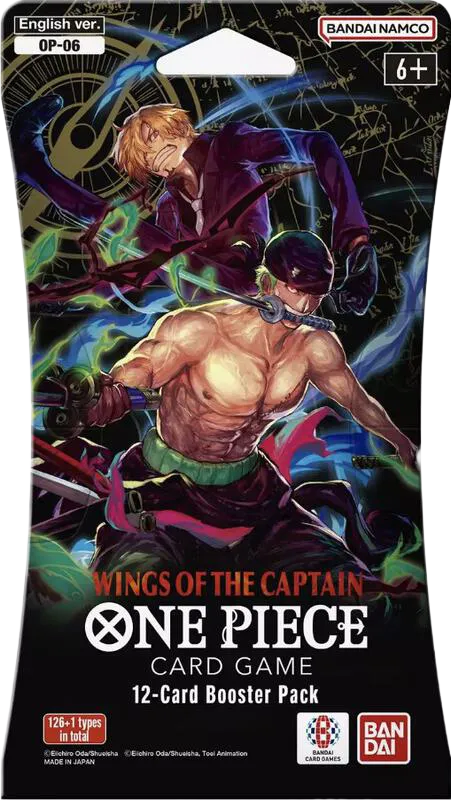 Sleeved Booster Wings of the Captain — Wings of the Captain — One Piece Card Game