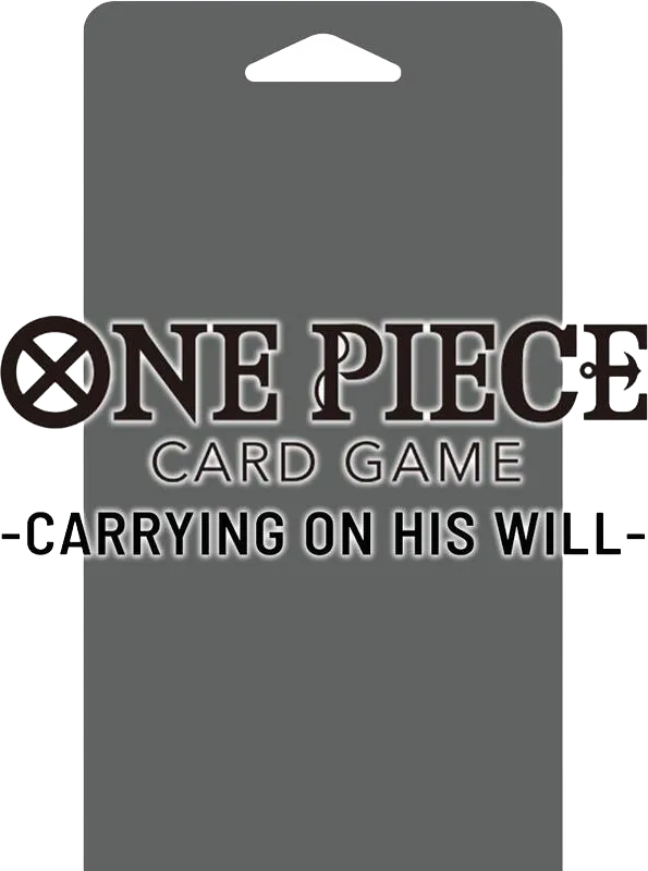Carrying On His Will Sleeved Booster Pack — Carrying On His Will — One Piece Card Game
