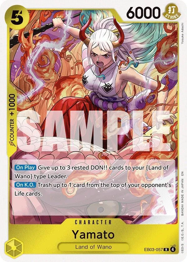 Yamato — Extra Booster: One Piece Heroines Edition — One Piece Card Game