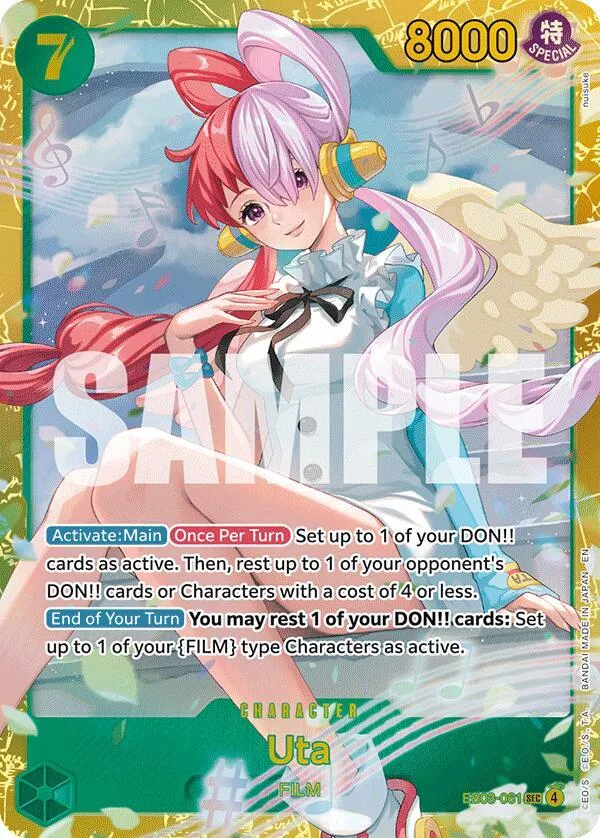 Uta (EB03-061) — Extra Booster: One Piece Heroines Edition — One Piece Card Game