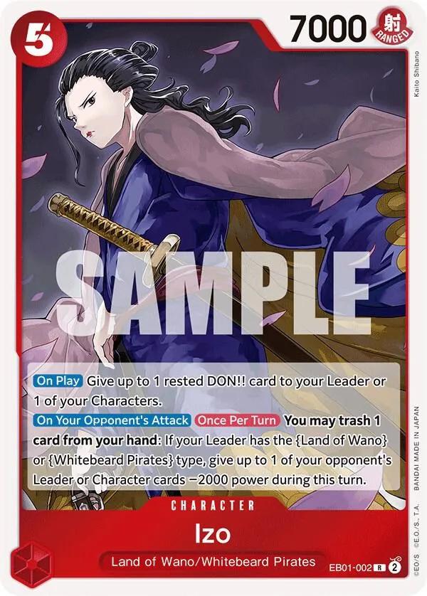 Izo — Extra Booster: Memorial Collection — One Piece Card Game