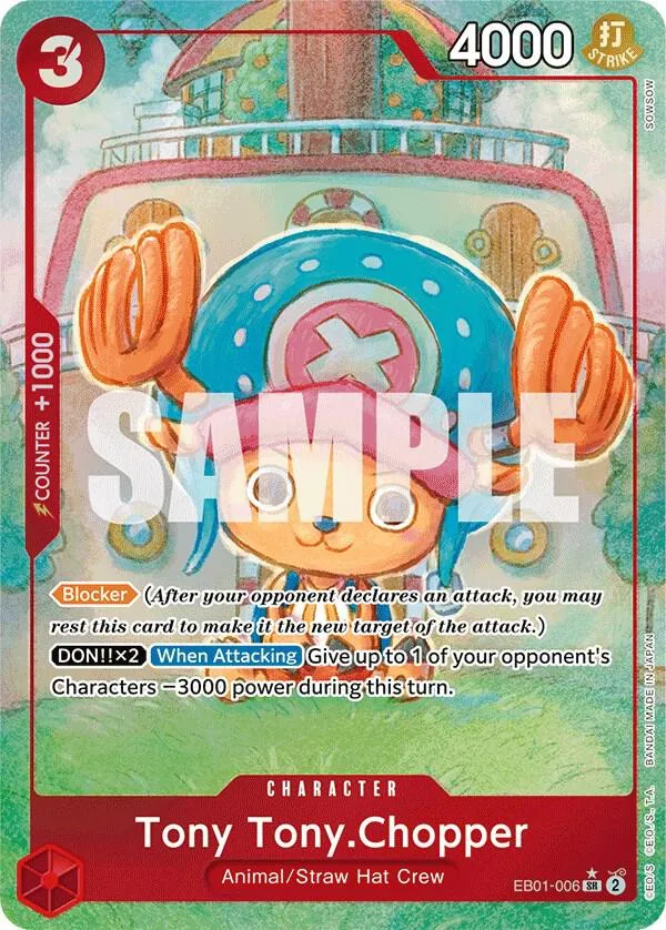 Tony Tony.Chopper (Alternate Art) — Extra Booster: Memorial Collection — One Piece Card Game