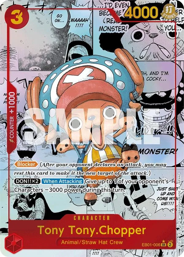 Tony Tony.Chopper (Alternate Art) (Manga) from Extra Booster: Memorial Collection - One Piece Card Game