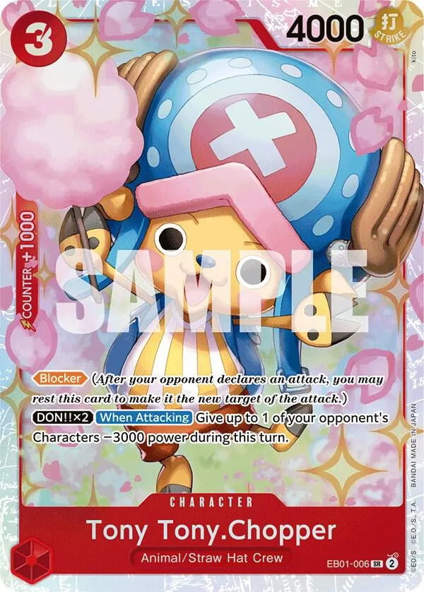 Tony Tony.Chopper — Extra Booster: Memorial Collection — One Piece Card Game