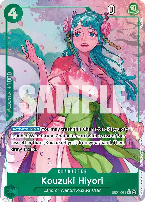 Kouzuki Hiyori (Alternate Art) — Extra Booster: Memorial Collection — One Piece Card Game