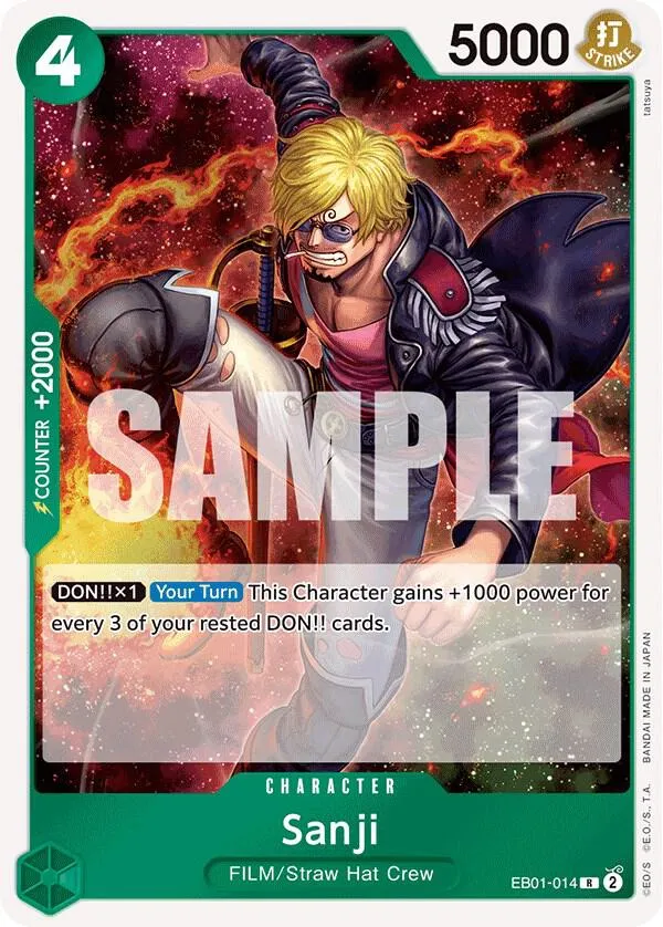 Sanji — Extra Booster: Memorial Collection — One Piece Card Game