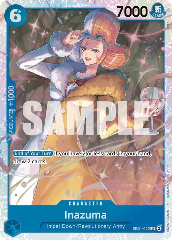 Inazuma (EB01-022) — Extra Booster: Memorial Collection — One Piece Card Game