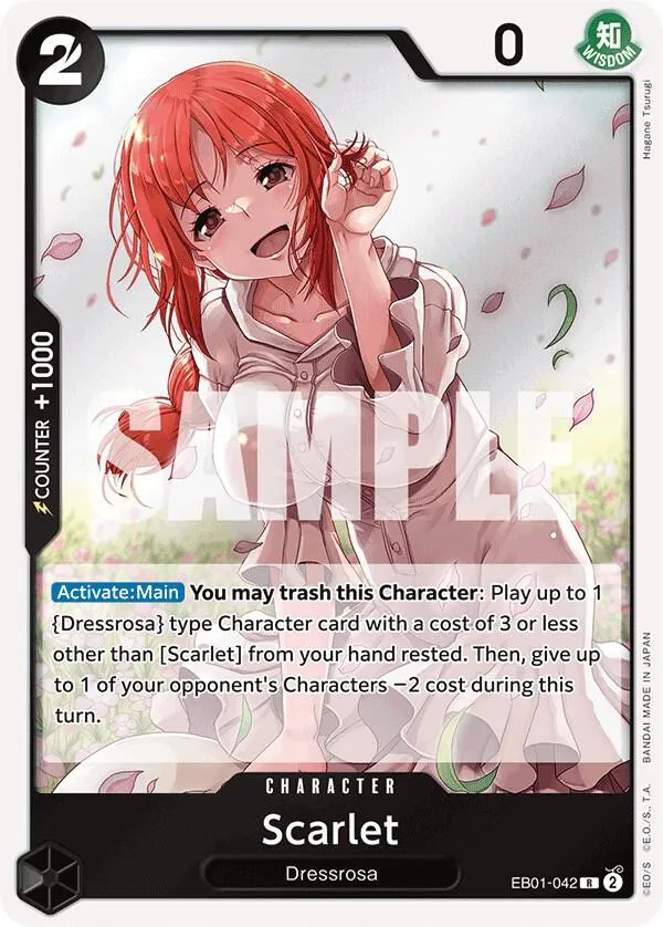 Scarlet — Extra Booster: Memorial Collection — One Piece Card Game