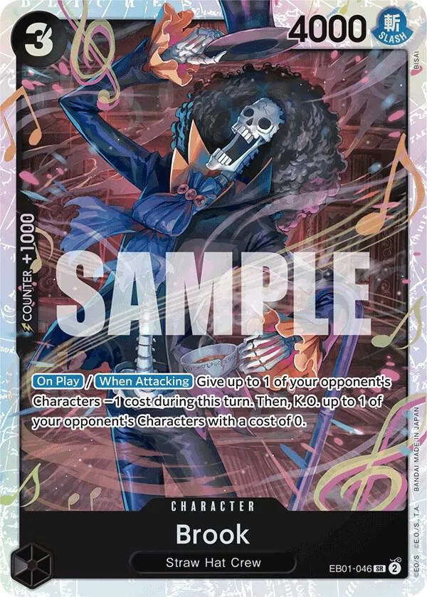 Brook (046) — Extra Booster: Memorial Collection — One Piece Card Game