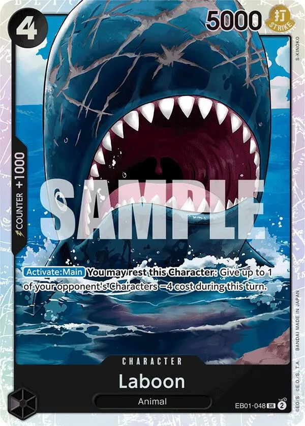 Laboon (048) — Extra Booster: Memorial Collection — One Piece Card Game