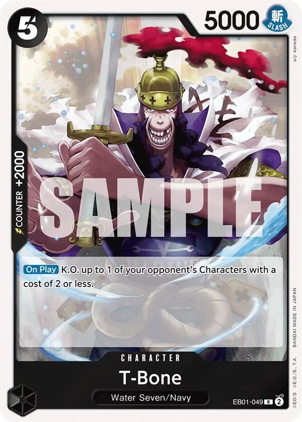 T-Bone (EB01-049) — Extra Booster: Memorial Collection — One Piece Card Game