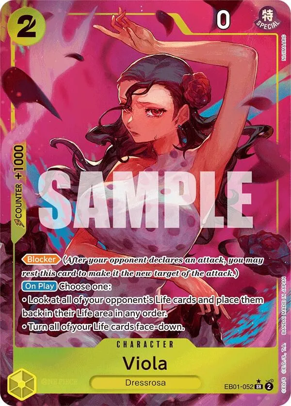 Viola (EB01-052) — Extra Booster: Memorial Collection — One Piece Card Game