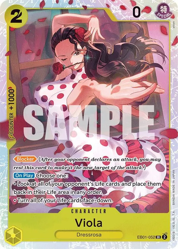 Viola — Extra Booster: Memorial Collection — One Piece Card Game