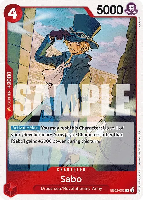 Sabo — Extra Booster: Anime 25th Collection — One Piece Card Game