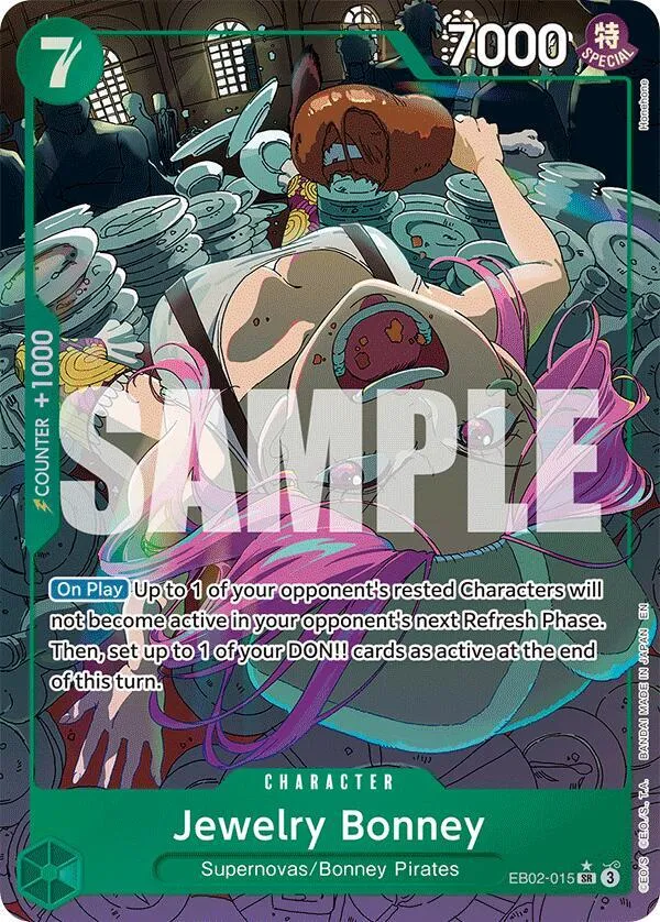 Jewelry Bonney (Alternate Art) — Extra Booster: Anime 25th Collection — One Piece Card Game
