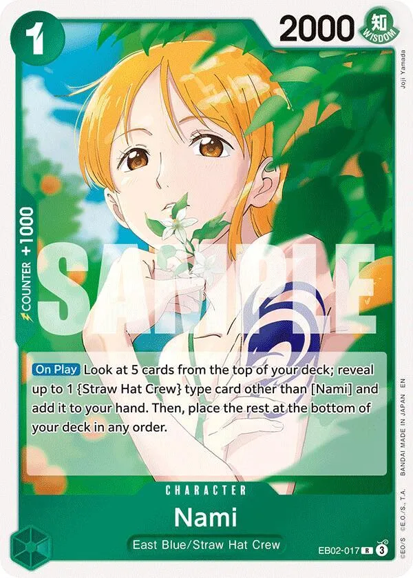 Nami (EB02-017) — Extra Booster: Anime 25th Collection — One Piece Card Game
